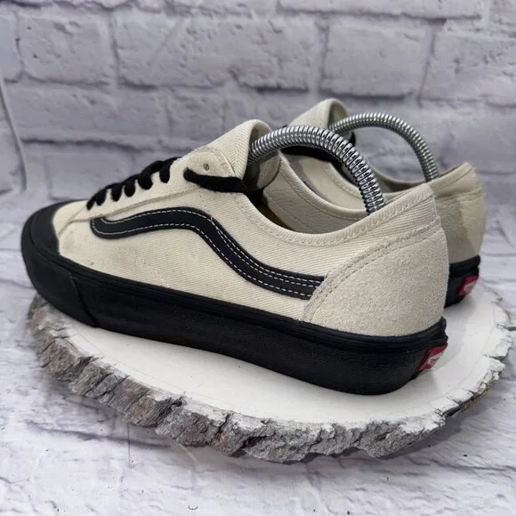 Vans Style 36 Decon SF 721278 Marshmallow Black Shoes Sneakers Sz M 8.5 W 10 - Picture 8 of 13